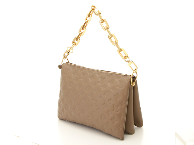 LOUIS VUITTON ルイヴィトン ２ＷＡＹショルダーバック クッサンMM M59279 ラムレザー トープ 【472】ＡＨ  2146000328305 K の購入なら「質」の大黒屋（公式）