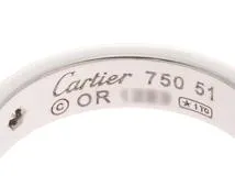 Cartier　カルティエ　リング　ミニラブリング　ホワイトゴールド　K18WG　ダイヤモンド１P　約4.7g　51号　【430】 2146000333378