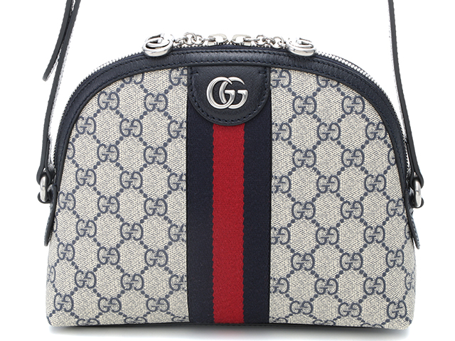 GUCCIネイビー スエード パーティーバッグ ビジュー付き GUCCI - Ⅹ超美品 オールドグッチ パーティーバッグ 3way