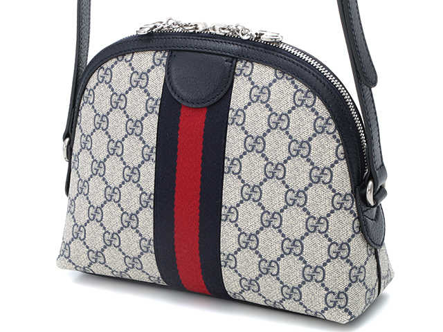 GUCCI アンクルストラップ ミュール ネイビー/グレー 2146000336539_02.jpg