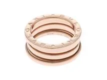 BVLGARI ブルガリ B-zero1 リング Sサイズ PG 8.9g 11号