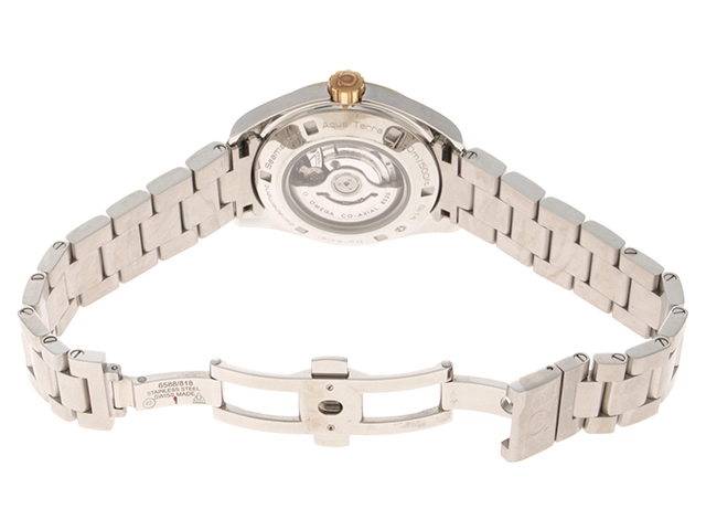 OMEGA オメガ シーマスター アクアテラ 150M 231.20.34.20.01.004 ブラック文字盤 K18イエローゴールド/ステンレス 自動巻き【472】HK