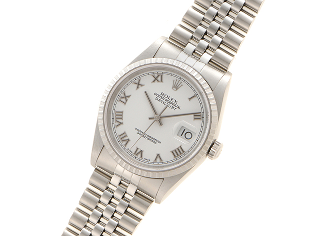 ロレックス ROLEX 16220 T番(1997年頃製造) ホワイト メンズ 腕時計