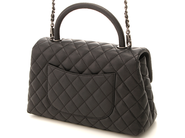 CHANEL ボディバッグ　シルバー org.jpg