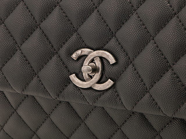 CHANEL シャネル 2wayショルダーバック ココハンドル ブラック CHANEL シャネル 2wayショルダーバック ココハンドル ブラック