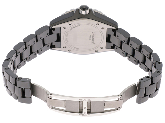 CHANEL シャネル 腕時計 J12 12Pダイヤ H1757 セラミック