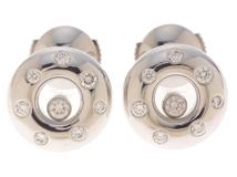 Chopard　 ショパール　ハッピーダイヤピアス　ホワイトゴールド　750　ダイヤモンド　83/2655　【430】2146000349300