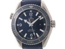 OMEGA オメガ 腕時計 シーマスター プラネットオーシャン 600M 232.92.38.20.03.001 ブルー文字盤 チタ﻿ン/ラバー 自動巻き【472】SJ