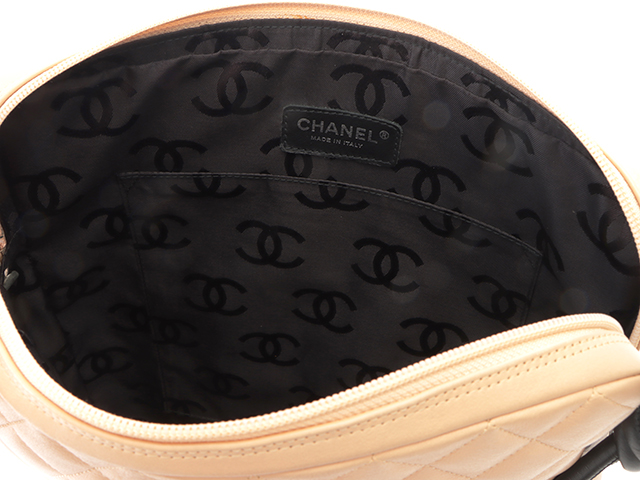 CHANEL シャネル カンボンラインラージショルダーバッグ A25179