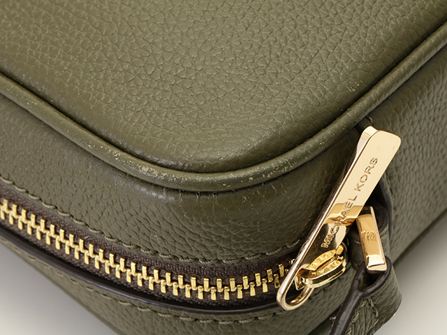 MICHAEL KORS マイケルコース ショルダーバッグ カーキ カーフ