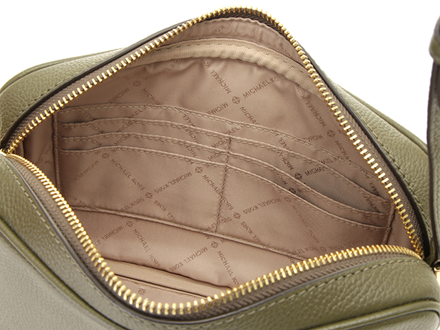 【新品タグ付】マイケル コース⭐カシミヤ100%ストール(カーキ) MICHAEL KORS マイケルコース ショルダーバッグ カーキ カーフ