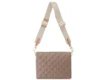 LOUIS VUITTON ルイ・ヴィトン クッサンPM ラムレザー トープ×GP金具  