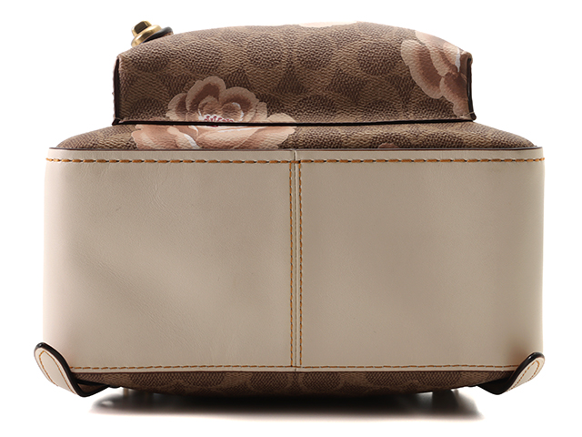 COACH コーチ シグネチャーローズプリント リュックサック