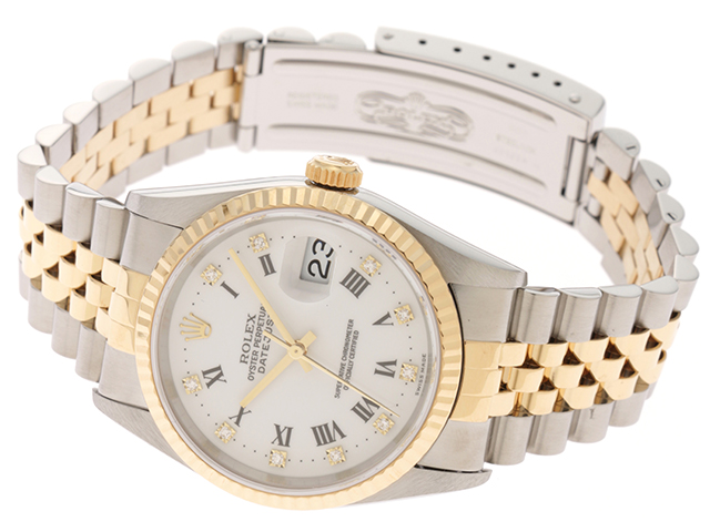 T番 ROLEX ロレックス メンズ オートマチック デイトジャスト