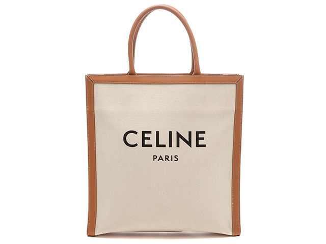 CELINE セリーヌ バーティカル カバ ラージ ナチュラル/タン