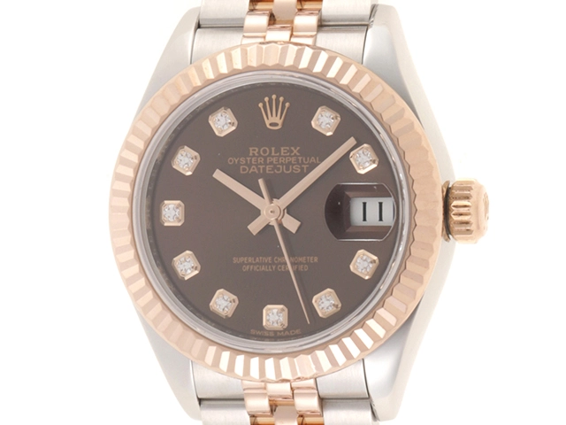 ROLEX ロレックス デイトジャスト28 279171G チョコレート 10 ROLEX ロレックス デイトジャスト28 279171G チョコレート 10