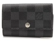 LOUIS VUITTON　ルイヴィトン　キーケース　ミュルティクレ6　ダミエ・グラフィット　N62662　2016年頃製造【433】