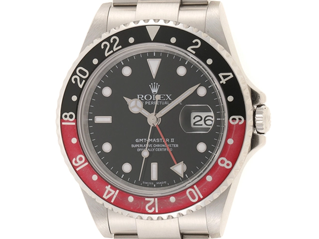 ROLEX ロレックス GMTマスター2 16710 ブラック/レッド コークベゼル