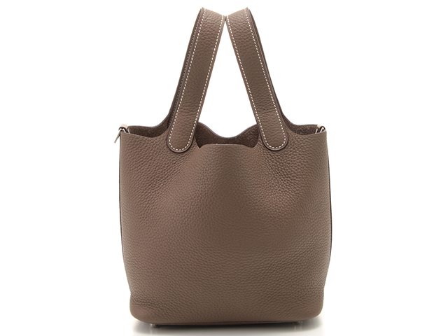 付属品完備☆HERMES エルメス ピコタンロックPM エトゥープ SV