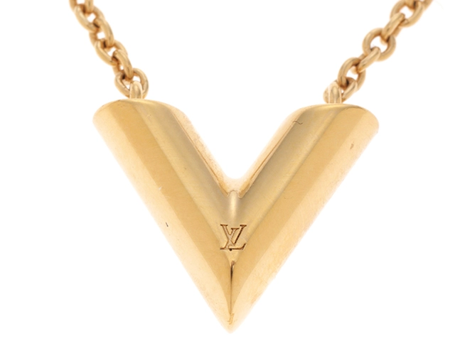 LOUIS VUITTON ルイヴィトン ヴォルトワン GM ダイヤモンド Q93808 ネックレス K18イエローゴールド レディース