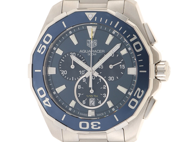 TAG HEUER タグホイヤー アクアレーサー 300m・クロノ CAY111B.BA0927 SS クオーツ メンズ【430】2146000370915  の購入なら「質」の大黒屋（公式）