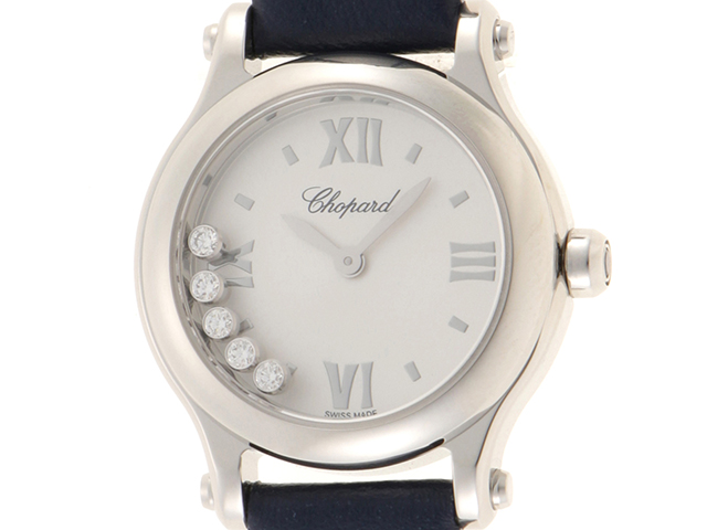 新品】ショパール ハッピースポーツ・5P 278620-3001 SS クォーツ 