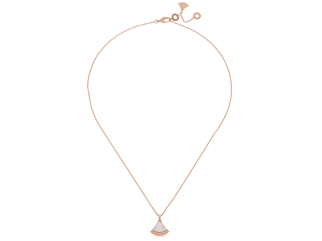 ブルガリ　白蝶貝　ネックレス BVLGARI(ブルガリ) ブルガリ・ブルガリ ネックレス 白蝶貝 K18