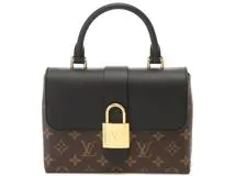【美品】ルイヴィトン　モノグラム　ロッキーBB　ブラック　ハンドバッグ ロッキー LOUIS VUITTON ルイヴィトン モノグラム ロッキーBB