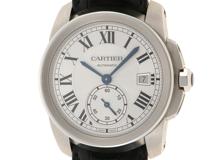 Cartier　カルティエ　カリブル・ドゥ・カルティエ　WSCA0003　自動巻き　ステンレス　ブラッククロコ　【431】