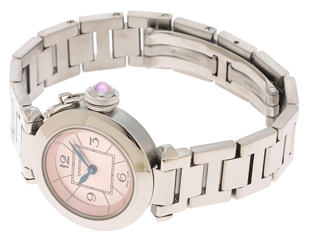 Cartier カルティエ 時計 ミス パシャ W3140008 クオーツ ピンク