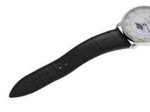 2023日本正規品　BLANCPAIN　ブランパン　時計　ヴィルレ ムーンフェイズ コンプリートカレンダー　6654-1127-55B　自動巻き　SS/カワ　ホワイト文字盤　日常生活防水　男性用 （2146000372926）【200】
