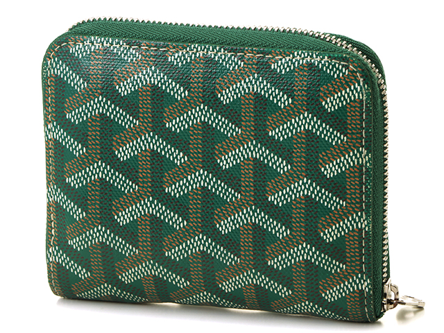 GOYARD ゴヤール マティニョン PM ウォレット グリーン PVC/レザー MATIGNPMLTY09CL09P 2146000374906  【432】 の購入なら「質」の大黒屋（公式）