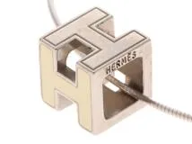 HERMES エルメス カージュドアッシュ Ｈキューブネックレス エナメル/ステンレス ワイヤータイプ【430】2146000375651  の購入なら「質」の大黒屋（公式）