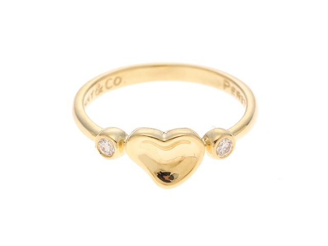 TIFFANY&CO ティファニー クローズドハートリング K18イエロー TIFFANY&CO ティファニー クローズドハートリング K18イエロー