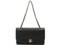 CHANEL シャネル マトラッセWフラップWチェーンショルダーバッグ