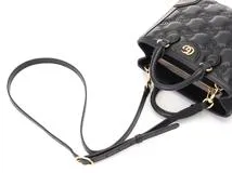 GUCCI　グッチ　ショルダーバッグ　マトラッセミニ　トップ　ブラック　キルティング　レザー　728309【472】HG