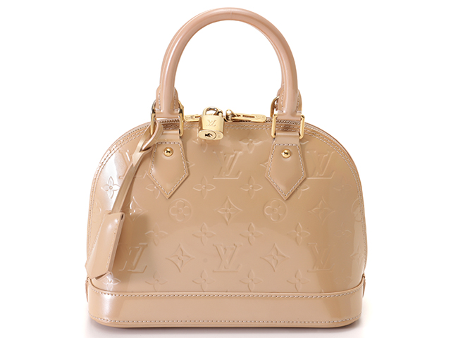 Louis Vuitton　ルイ・ヴィトン　アルマＢＢ　ヴェルニ　ベージュ　M91607【436】2146000378485