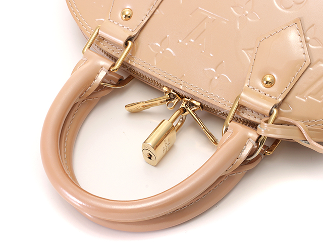Louis Vuitton ルイ・ヴィトン アルマBB ヴェルニ ベージュ M91607