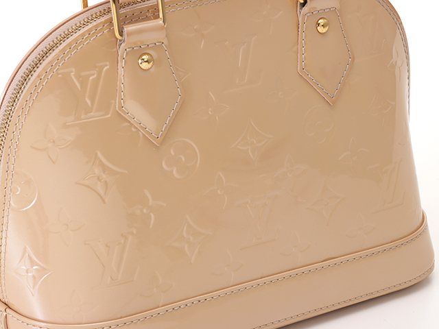【国内正規店購入】ルイヴィトン ヴェルニ アルマBB ベージュ Louis Vuitton ルイ・ヴィトン アルマBB ヴェルニ ベージュ