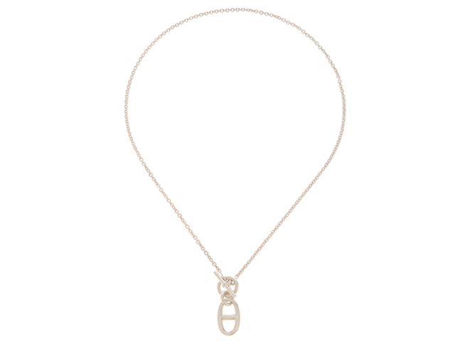 HERMES エルメス アミュレットシェーヌダンクル ネックレス SV