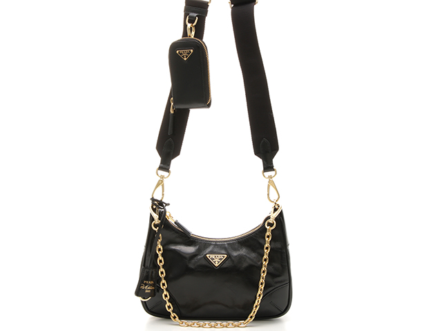 MT055 PRADA プラダ メッセンジャーバッグ ブラック 黒 ナイロン MT055 PRADA プラダ メッセンジャーバッグ ブラック 黒 ナイロン