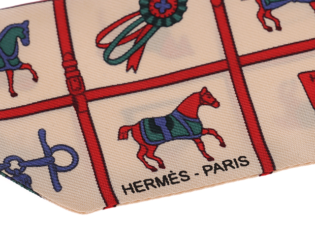HERMES エルメス スカーフ ツイリー Couvertures Tenues et de Jour 馬 ...