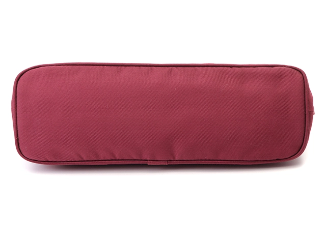 HERMES エルメス 小物 ボリードポーチ　ルージュ コットン 2146000379772【430】