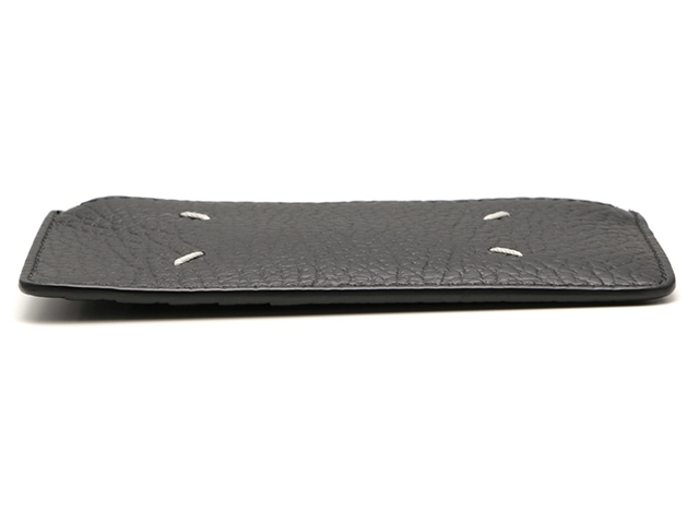 Maison Margiela メゾン マルジェラ 4ステッチカードケース ブラック カーフ S56UI0143【431】2146000380419