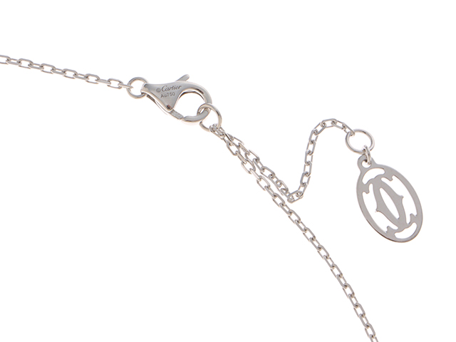 Cartier カルティエ ダムールネックレス ホワイトゴールド 1粒