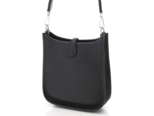 HERMES エルメス ショルダーバッグ エヴリンTPM ブラック トリヨン