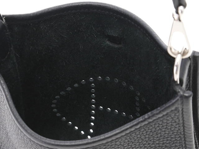 HERMES エルメス　ショルダーバッグ エヴリンTPM ブラック　トリヨンクレマンス Y刻印 2146000384349【430】