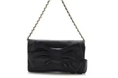 kate spade ケイトスペード リボン チェーンショルダー PXRU2244 ブラック レザー 【460】2146000387982