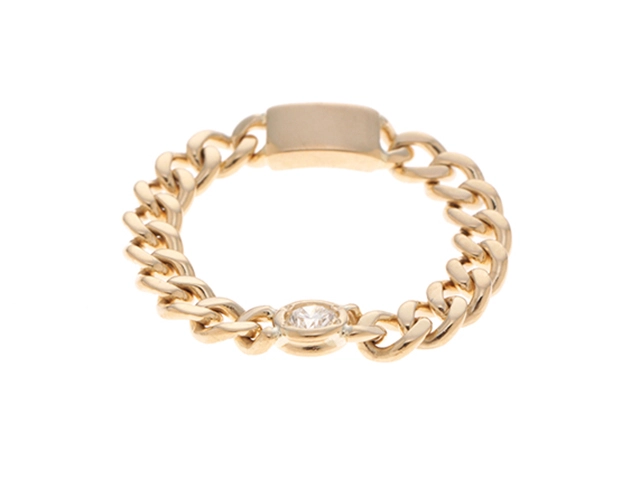 JEWELRY　ジュエリー　リング　K18　ダイヤモンド0.12 　3.2g　#17　2146000388422【472】H