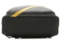 FENDI フェンディ バックパック リュックサック ズッカ PVC ナイロン カーフ ブラック グレー イエロー 7VZ042A9XTF17BJ【473】